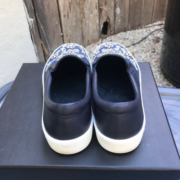 Dior Denim Embellished Sneaker - Picture 3 of 5